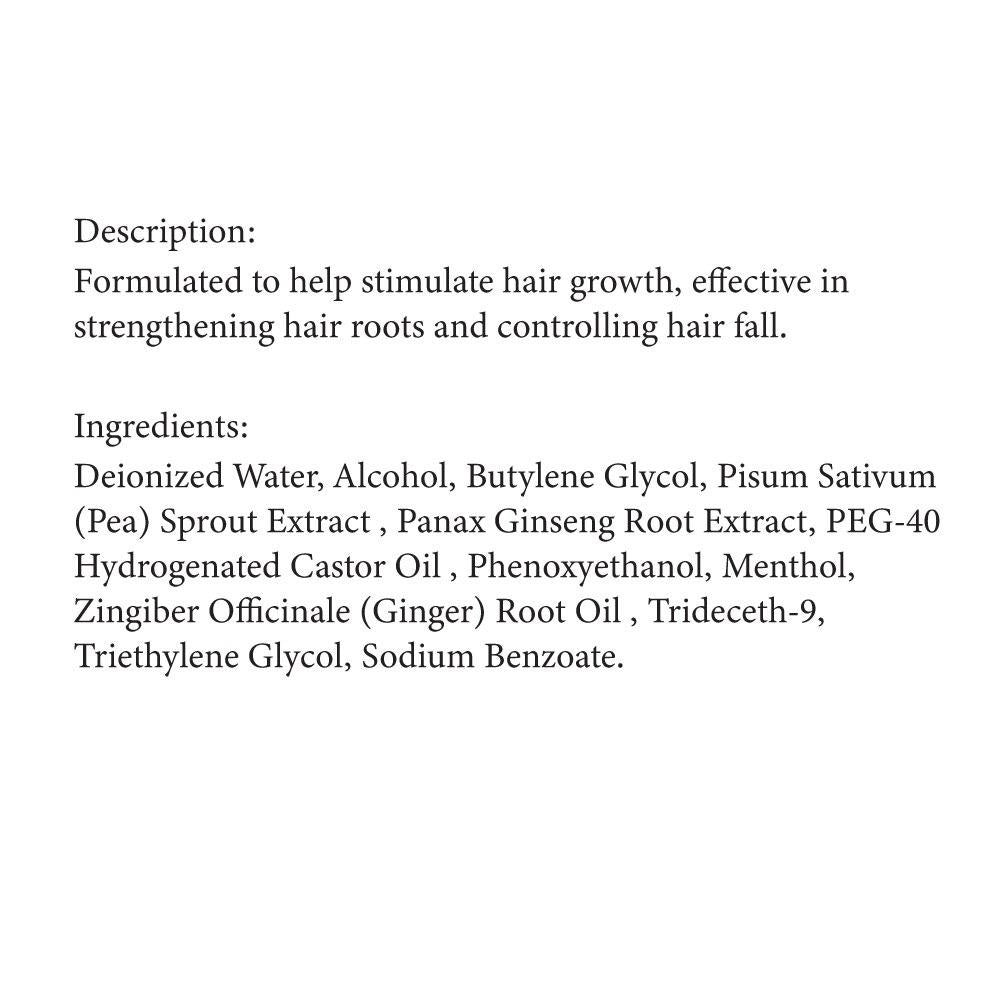 Pure’s Hair Tonic Ginger&Ginseng Organic Haircare hair loss product Koko Shampoo Conditioner Clean